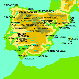 Principales ciudades romanas