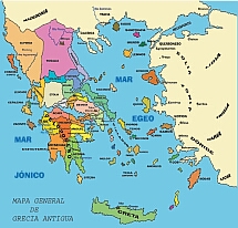 Mapa de Grecia clsica