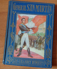 Ejemplar de General San Martín, de la Biblioteca escolar ambulante. Edición 1948. Año: 1957