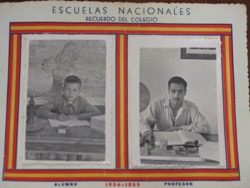 Foto de recuerdo del colegio. Curso 1954-55