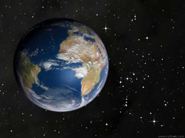 El planeta Tierra visto desde la Luna