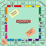 tablero monopoly versión guerra de Troya