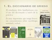 fotograma consejos diccionario griego clásico