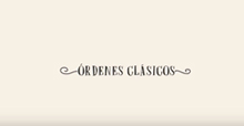 órdenes clasicos