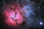 Nebulosa Trífida (M20 y NGC 6514)