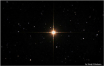 Estrella Aldebarán en la constelación de Tauro.