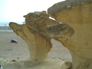 Las erosiones de Bolnuevo
