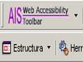 Nueva barra de herramientas para Internet Explorer que pemite analizar la accesibilidad de un sitio web