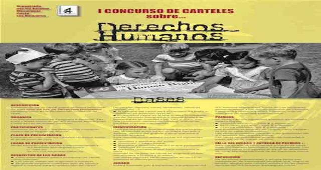 Concurso de carteles sobre los Derechos Humanos