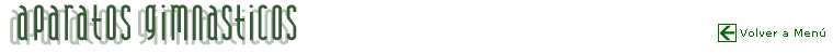 Aparatos gimnasticos