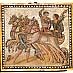 Mosaico con cuadriga