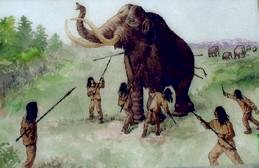 Caza de un mamut