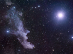 Rigel (Orión) con la Nebulosa "Cabeza de Bruja" (IC 2118)