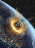 Un hipotético impacto del asteroide Apophis contra la Tierra