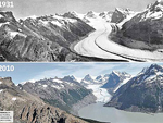 El glaciar Ameghino retrocedió por el calentamiento global, dice Greenpeace