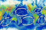 Circulación de aguas oceánicas. Foto: NOAA