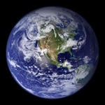 El planeta Tierra. Foto: NASA